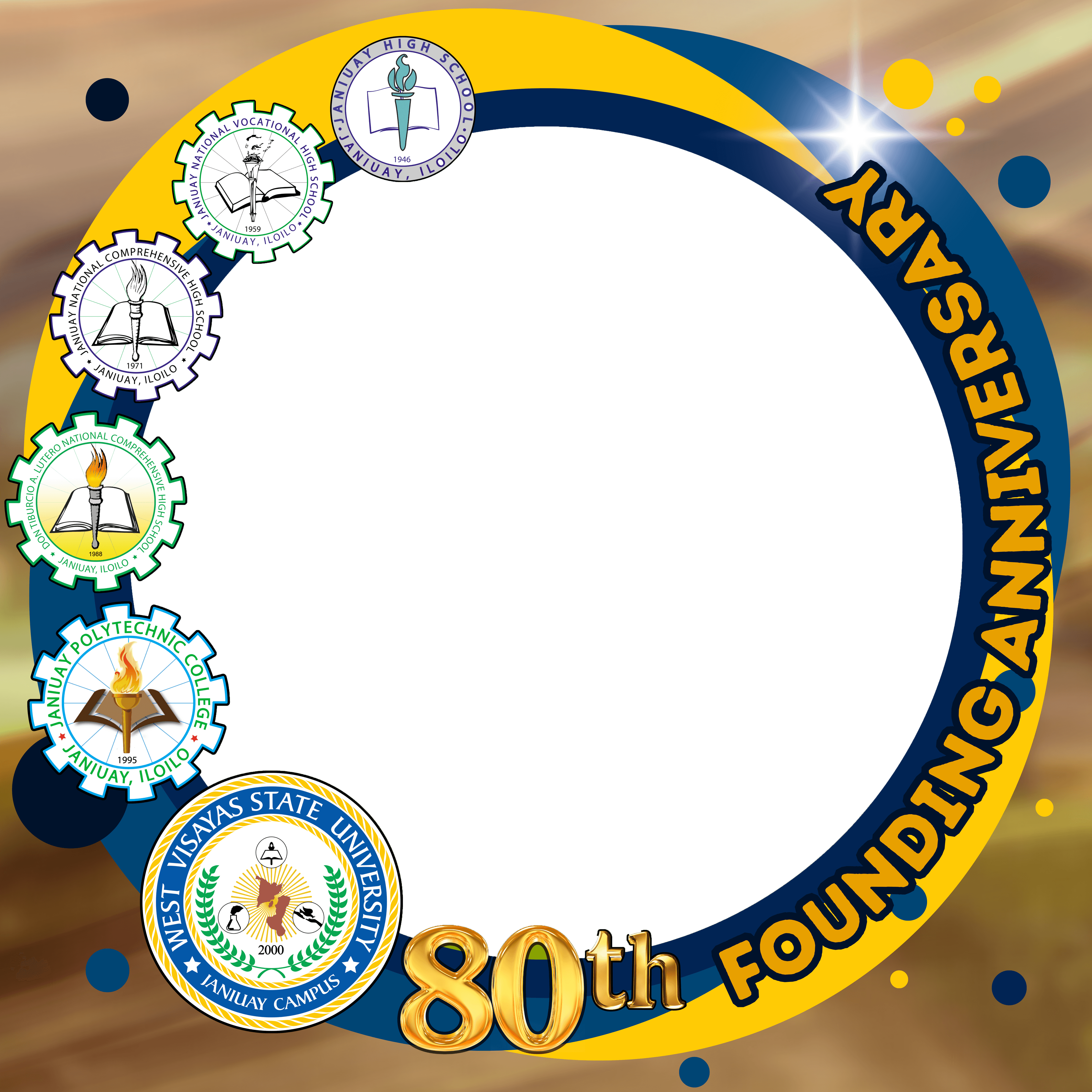 WVSU-JC 80th Founding Anniversary Frame